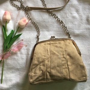 Brash Beige Crossbody Purse